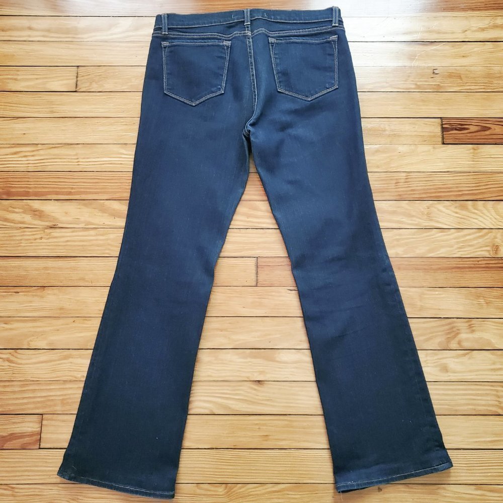 J Brand 805 INK Straight Leg Dark Wash Jean With Orange Threading Jeans Sz 31 - Picture 3 of 7